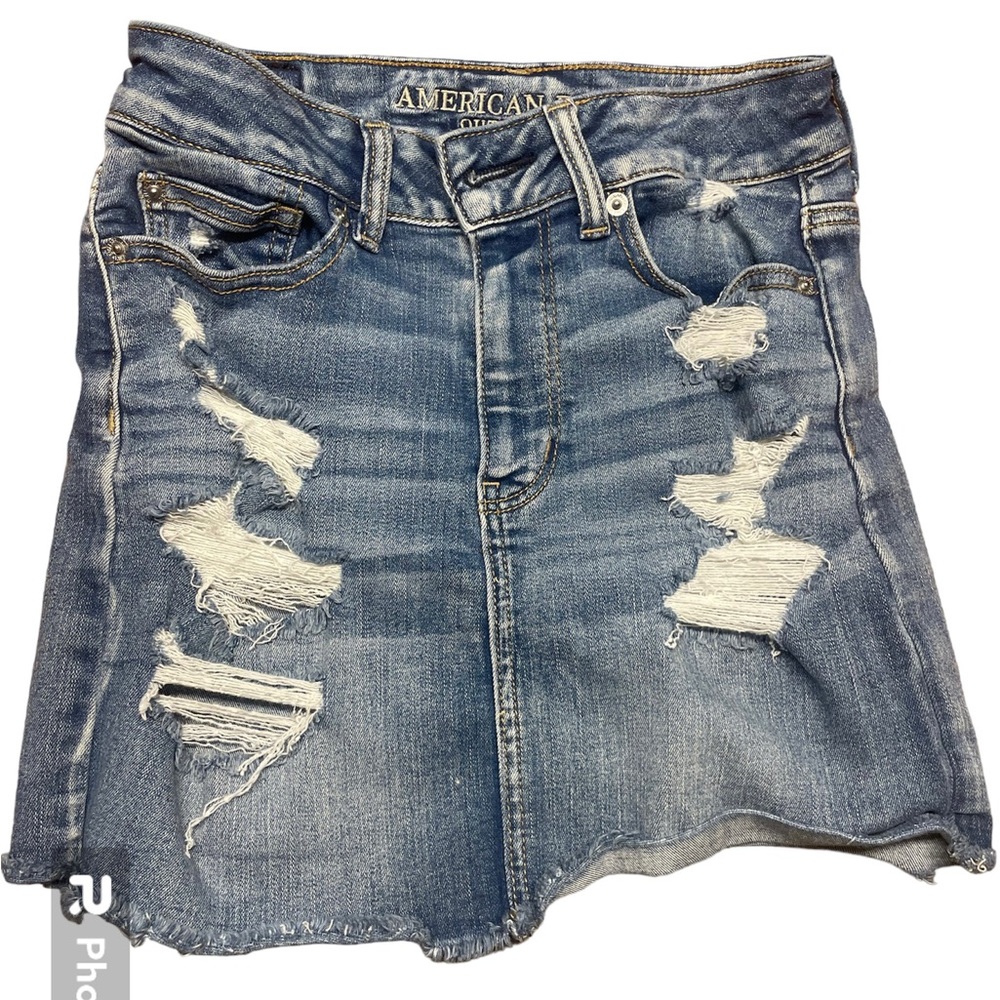 American Eagle Denim Jean Skirt size 2